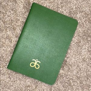 Arbonne green notebook